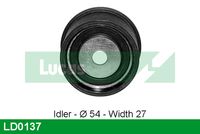 LUCAS LD0137 - Polea tensora, correa dentada