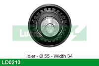 LUCAS LD0213 - Polea tensora, correa dentada