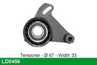 LUCAS LD0456 - Polea tensora, correa dentada