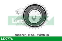 LUCAS LD0776 - Polea tensora, correa dentada