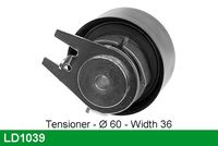 LUCAS LD1039 - Polea tensora, correa dentada