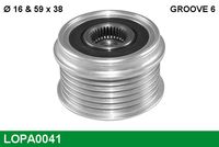 LUCAS LOPA0041 - Rueda libre alternador