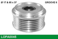 LUCAS LOPA0045 - Rueda libre alternador