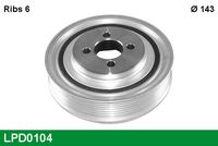 LUCAS LPD0104 - Polea, cigüeñal