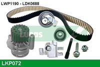 LUCAS LKP072 - Bomba de agua + kit correa distribución