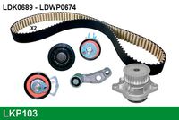 LUCAS LKP103 - Bomba de agua + kit correa distribución