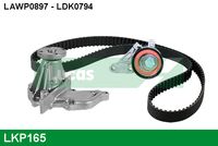 LUCAS LKP165 - Bomba de agua + kit correa distribución