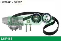 LUCAS LKP166 - Bomba de agua + kit correa distribución
