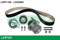 LUCAS LKP187 - Bomba de agua + kit correa distribución