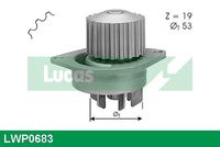 LUCAS LWP0683 - Bomba de agua, refrigeración del motor