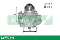 LUCAS LWP0816 - Bomba de agua, refrigeración del motor