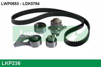 LUCAS LKP236 - Bomba de agua + kit correa distribución