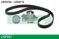 LUCAS LKP247 - Bomba de agua + kit correa distribución