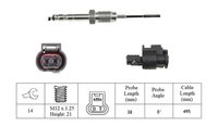 LUCAS LGS7302 - Sensor, temp. gas escape