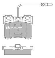 MOTAQUIP LVXL401 - Juego de pastillas de freno