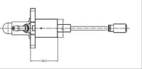 MOTAQUIP VCM129 - Cilindro maestro, embrague
