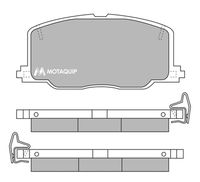 MOTAQUIP LVXL559 - Juego de pastillas de freno