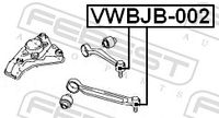 FEBEST VWBJB-002 - Juego de reparación rótula de suspensión/carga