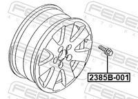 FEBEST 2385B-001 - Perno de rueda