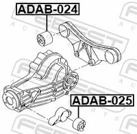 FEBEST ADAB-024 - Cojinetes, diferencial