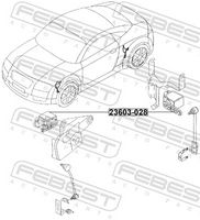 FEBEST 23603-028 - Sensor, regulación del alcance de las luces