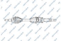 MDR GSP-201495OL - Árbol de transmisión