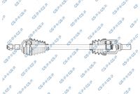 MDR GSP-256754 - Árbol de transmisión