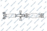 MDR GSP-PS901708 - árbol cardán
