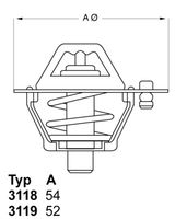 MDR WAL-311988 - Termostato, refrigerante