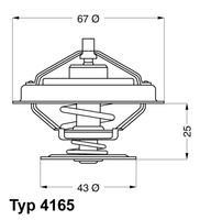 MDR WAL-416579 - Termostato, refrigerante