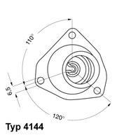 MDR WAL-414482 - Termostato, refrigerante