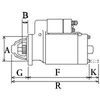 HC-Cargo F 032 116 634 - Motor de arranque