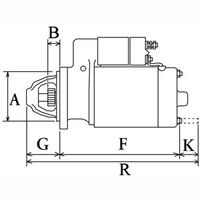 HC-Cargo F 032 116 773 - Motor de arranque