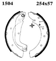 BSF 01504 - Juego de zapatas de frenos