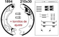 BSF 01894KC - Juego de zapatas de frenos, freno de estacionamiento