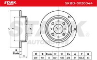 Stark SKBD-0020044 - Disco de freno