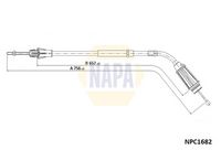 NAPA NPC1682 - Cable de accionamiento, freno de estacionamiento