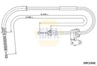 NAPA NPC1542 - Cable de accionamiento, freno de estacionamiento