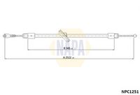 NAPA NPC1251 - Cable de accionamiento, freno de estacionamiento