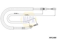 NAPA NPC1489 - Cable de accionamiento, freno de estacionamiento