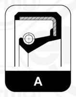 ELRING 344400 - Retén para ejes, eje bomba agua