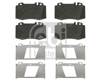 DELPHI LX0464 - Kit de accesorios, pastillas de frenos