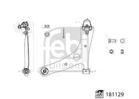 BLUE PRINT ADBP860134 - Barra oscilante, suspensión de ruedas