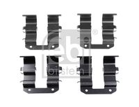 DELPHI LX0482 - Kit de accesorios, pastillas de frenos