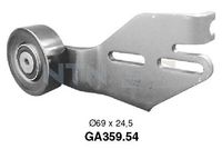 SNR GA35954 - Polea tensora, correa poli V