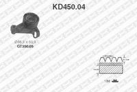 SNR KD450.04 - Juego de correas dentadas