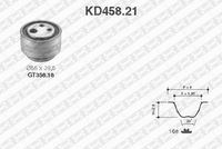 SNR KD45821 - Juego de correas dentadas