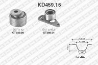 SNR KD45915 - Juego de correas dentadas