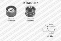 SNR KD46807 - Juego de correas dentadas