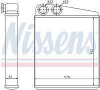 NISSENS 70228 - Radiador de calefacción